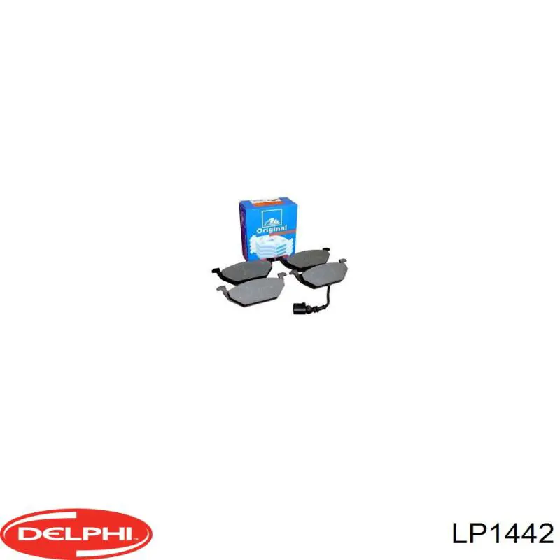 Гальмівні колодки Delphi LP1442 ціна, від 15.71 USD