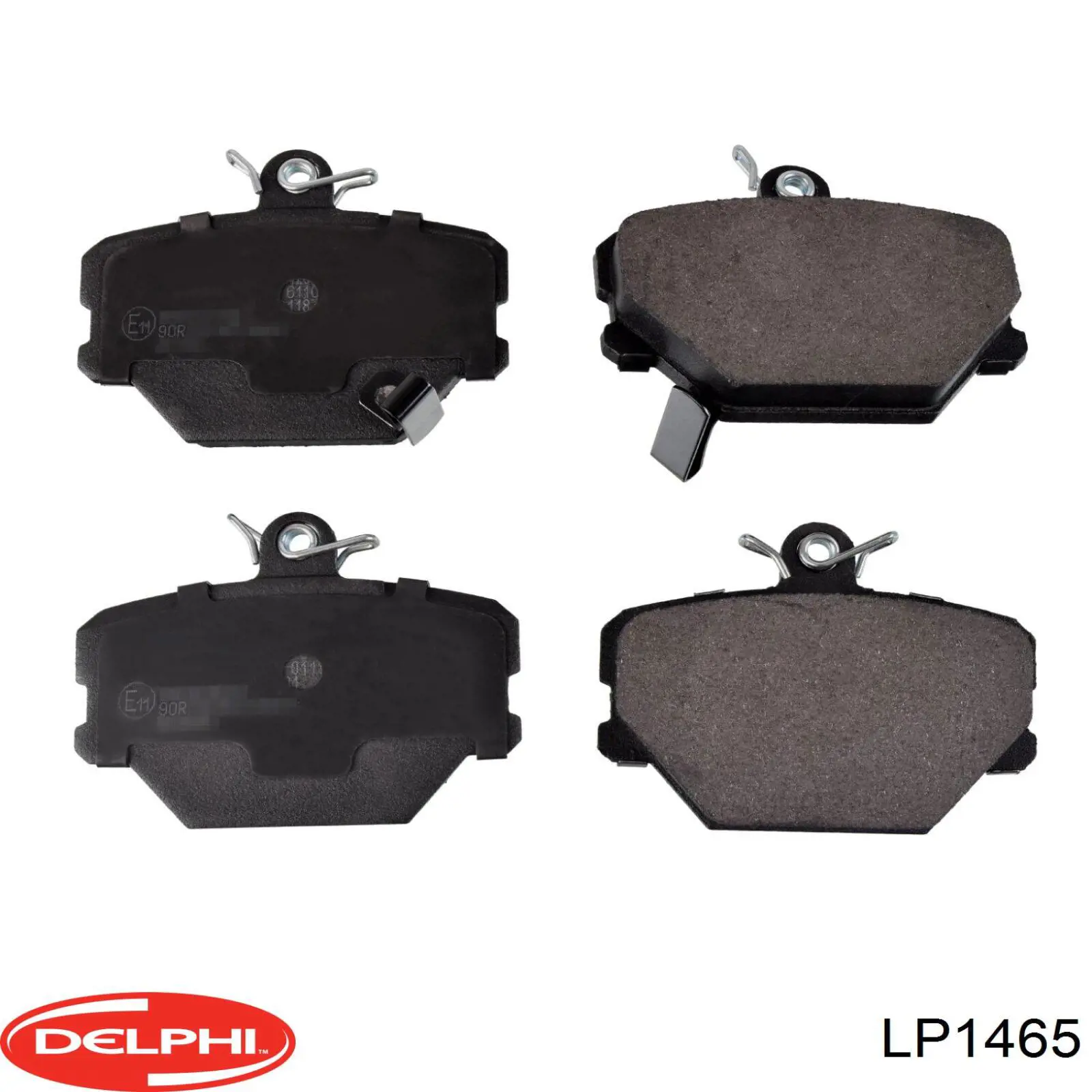 Купити LP1465 Delphi Колодки гальмівні передні, дискові