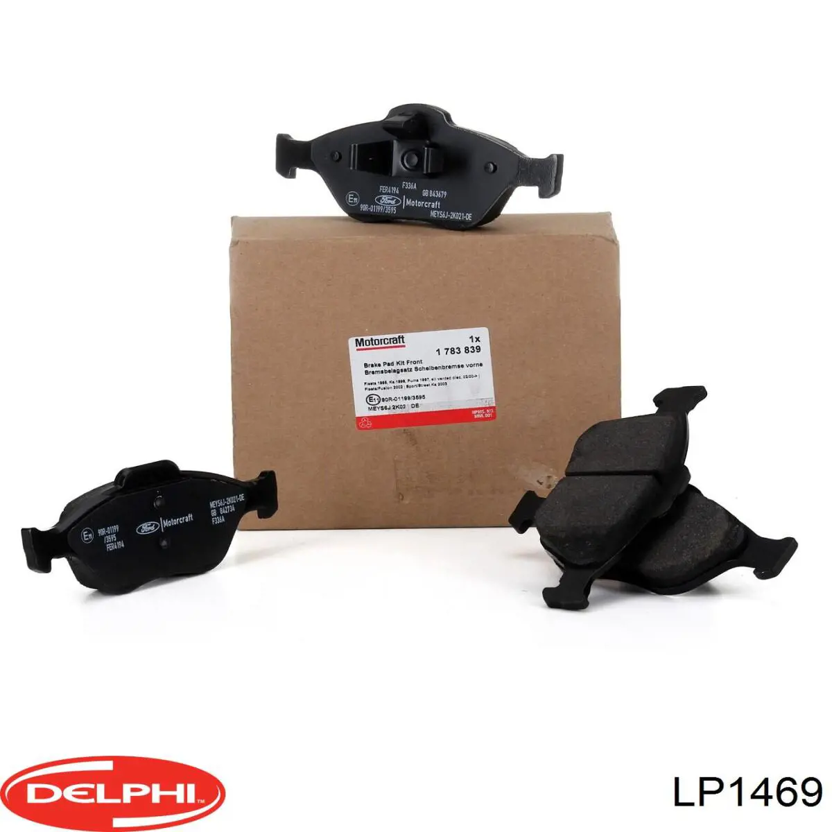 Гальмівні колодки Delphi LP1469 ціна, від 24.89 USD