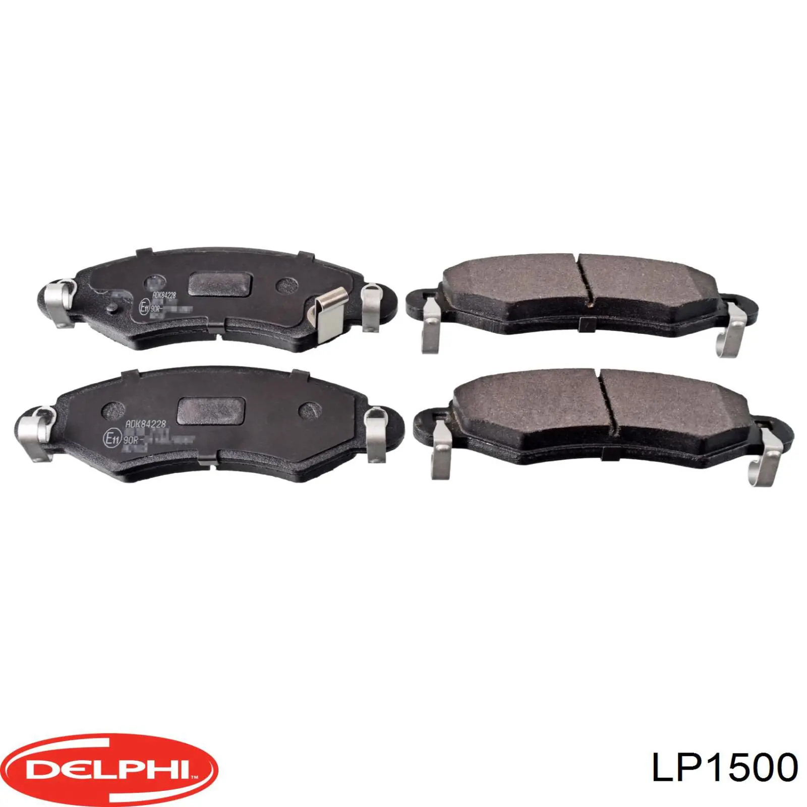 Купити LP1500 Delphi Колодки гальмівні передні, дискові