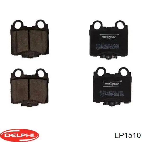 Задні гальмівні колодки Delphi LP1510 ціна, від 19.21 USD