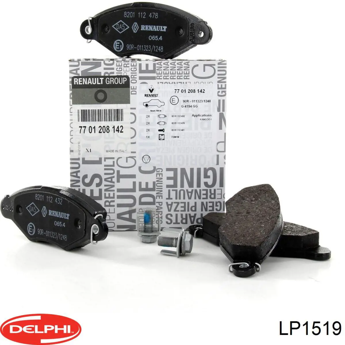 Гальмівні колодки Delphi LP1519 ціна, від 19.73 USD