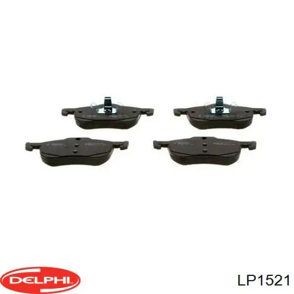 Купити LP1521 Delphi Колодки гальмівні передні, дискові