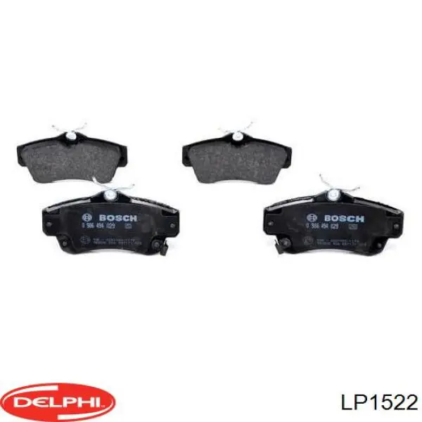 Передні тормозні колодки LP1522 Delphi