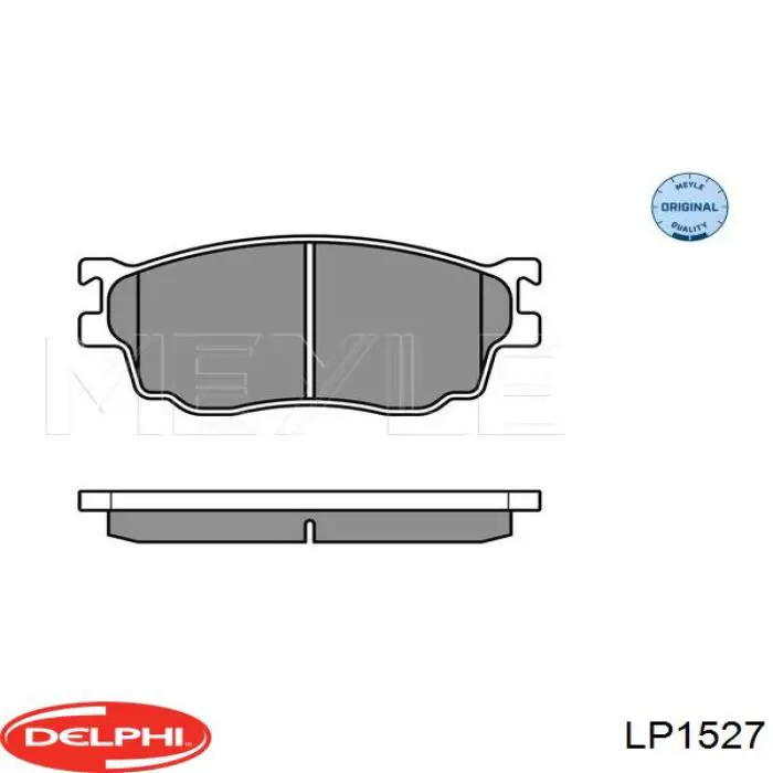 LP1527 Delphi колодки гальмівні передні, дискові