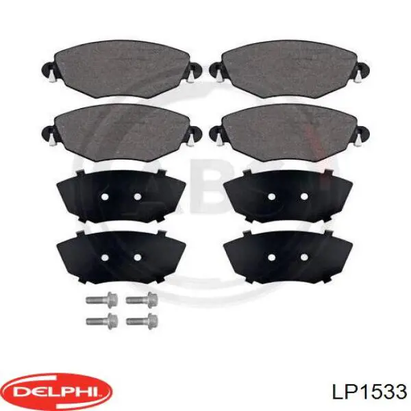 Купити LP1533 Delphi Колодки гальмівні передні, дискові