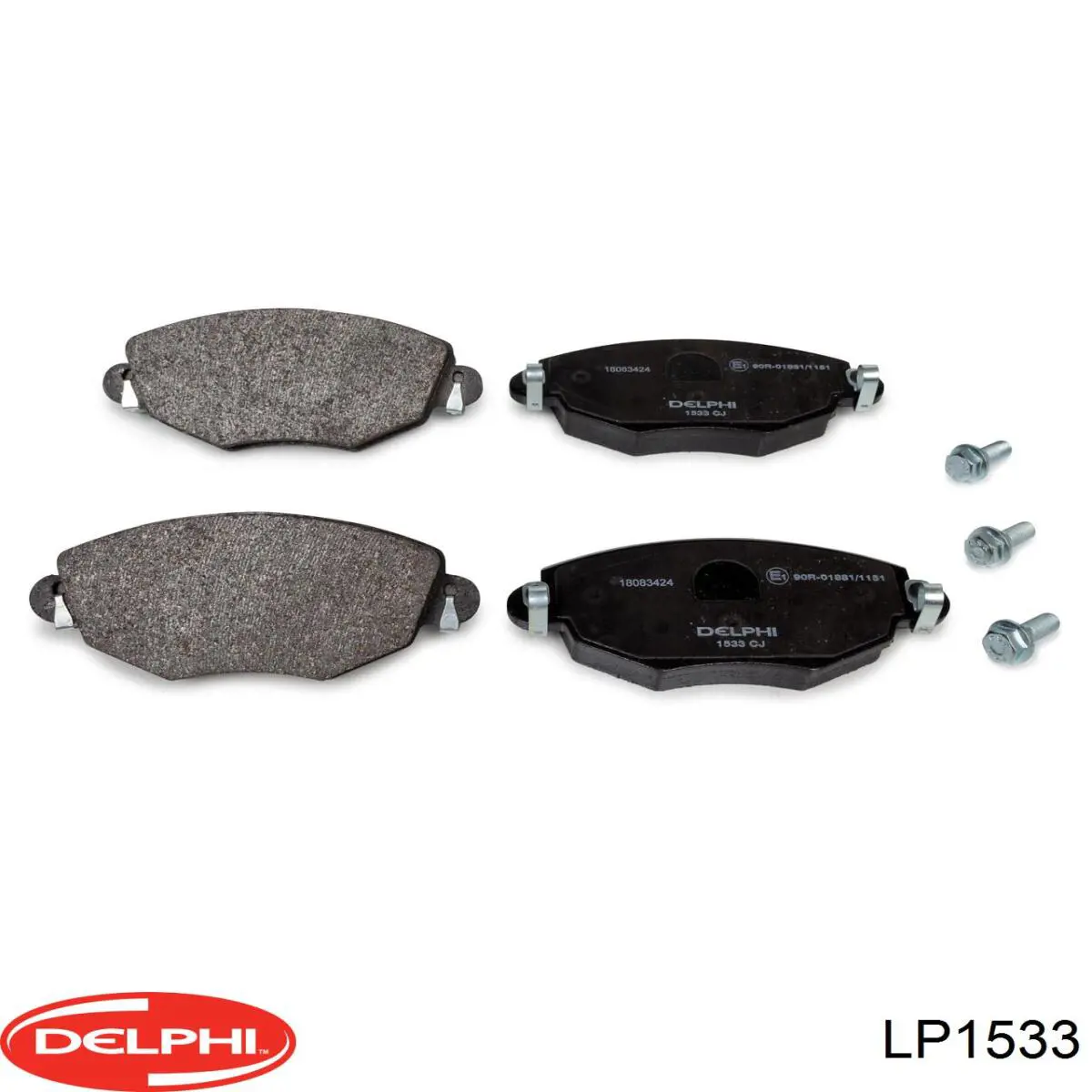 Гальмівні колодки Delphi LP1533 ціна, від 21.51 USD