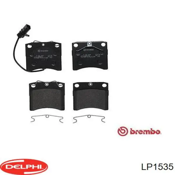 Купити LP1535 Delphi Колодки гальмівні передні, дискові