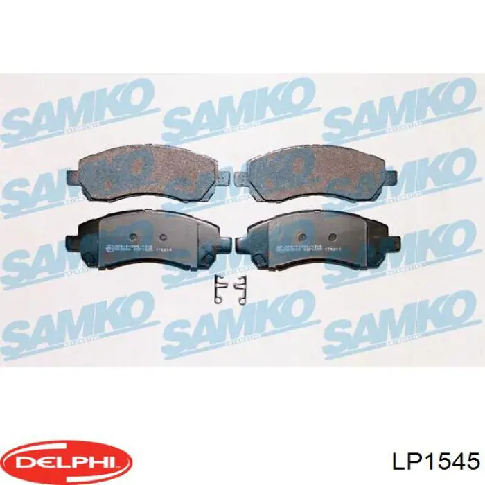 Купити LP1545 Delphi Колодки гальмівні передні, дискові