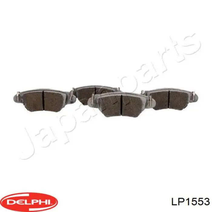 Задні гальмівні колодки LP1553 Delphi