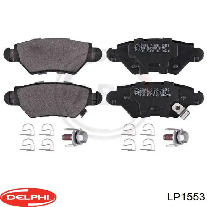 Купити LP1553 Delphi Задні колодки