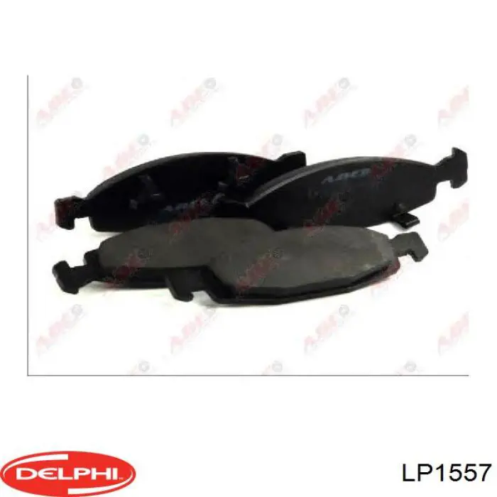 Купити LP1557 Delphi Колодки гальмівні передні, дискові