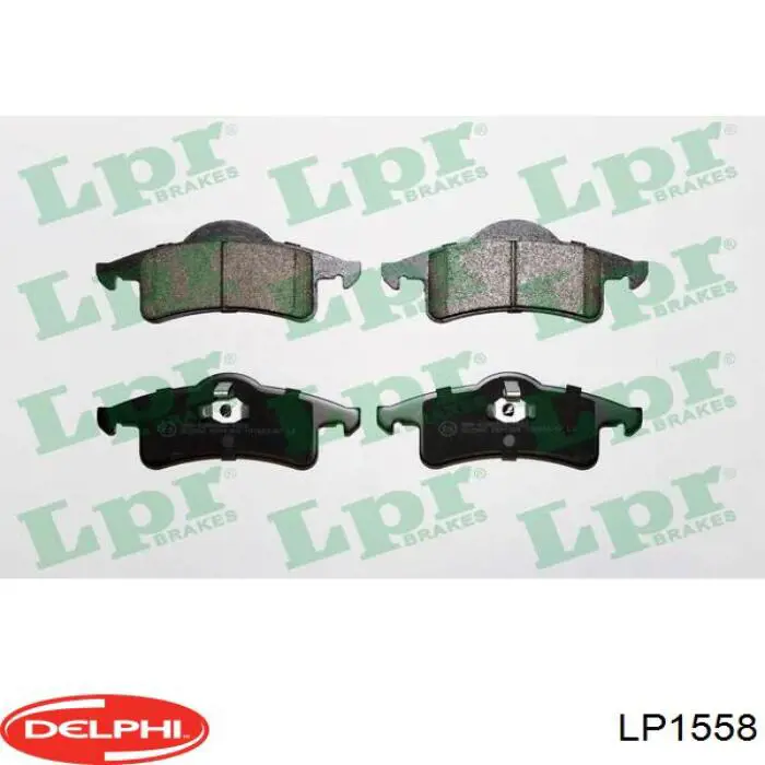 Купити LP1558 Delphi Задні колодки