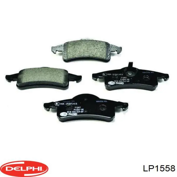 Задні гальмівні колодки LP1558 Delphi