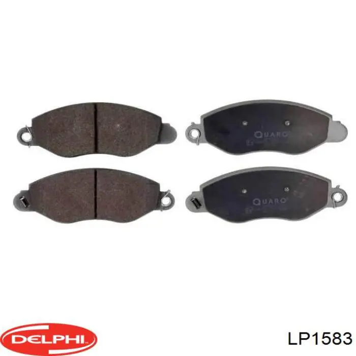 Гальмівні колодки Delphi LP1583 ціна, від 26.69 USD