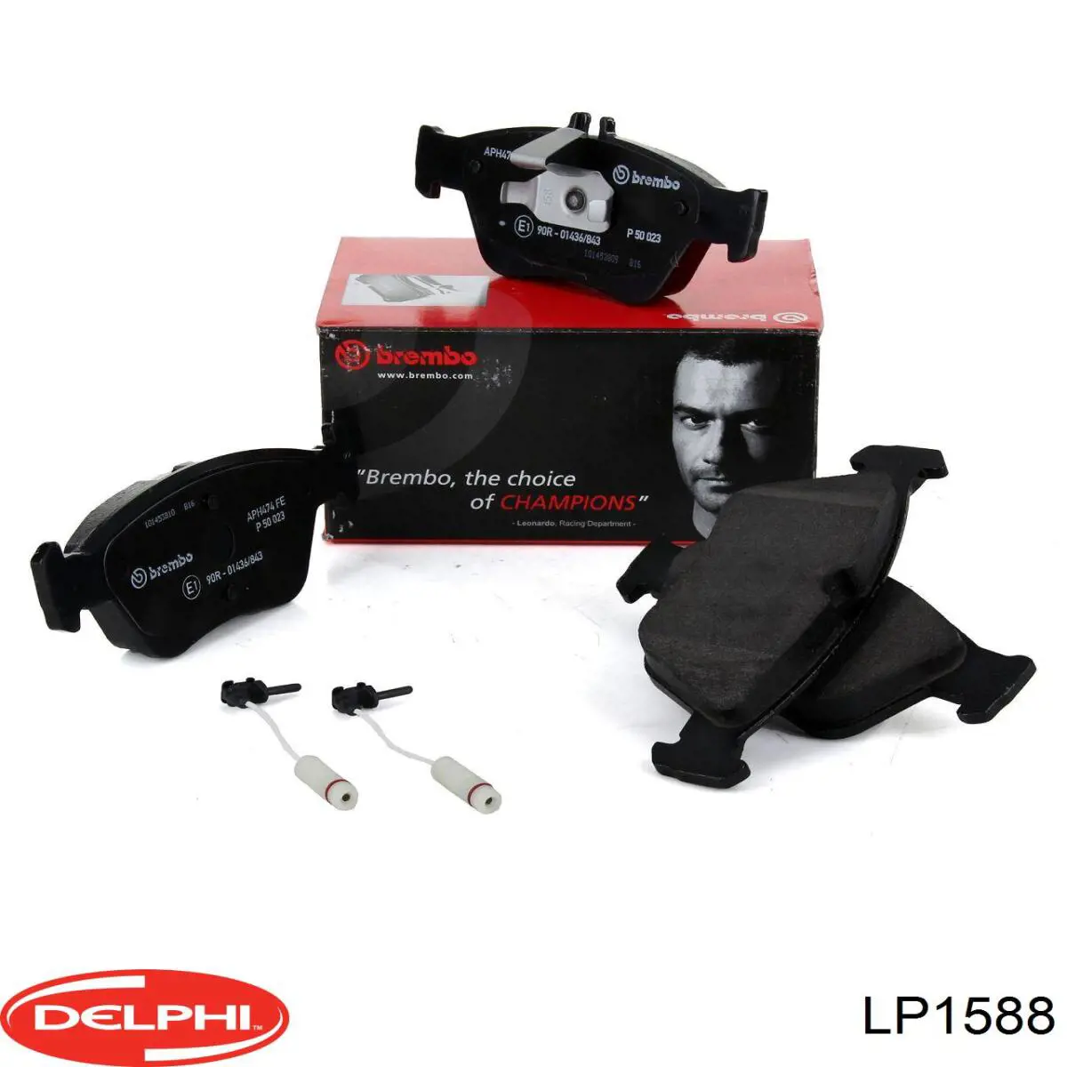 Передні тормозні колодки LP1588 Delphi