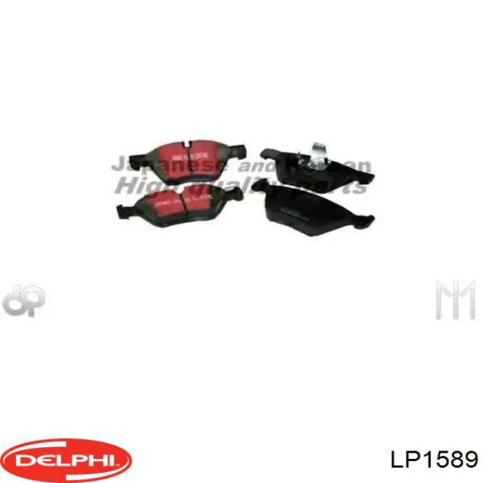 Гальмівні колодки Delphi LP1589 ціна, від 23.94 USD