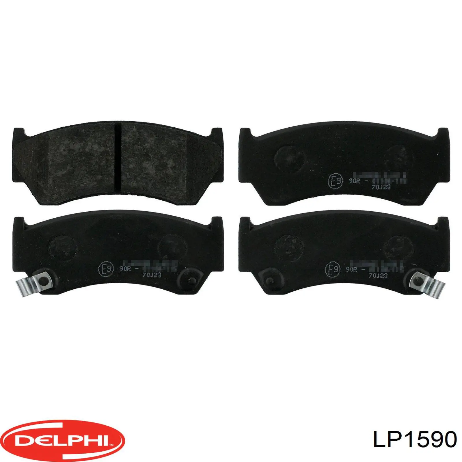 Купити LP1590 Delphi Колодки гальмівні передні, дискові