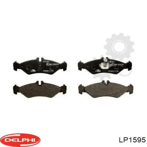 Купити LP1595 Delphi Задні колодки