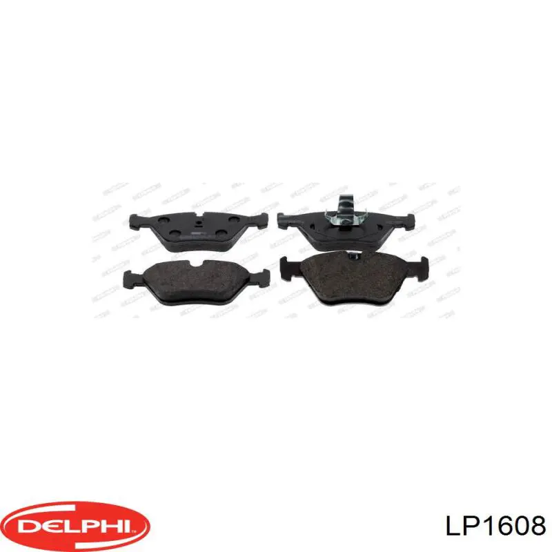 Гальмівні колодки Delphi LP1608 ціна, від 23.47 USD