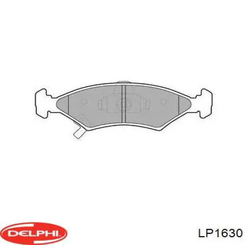 LP1630 Delphi колодки гальмівні передні, дискові