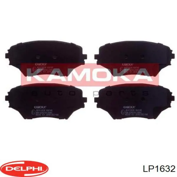 Купити LP1632 Delphi Колодки гальмівні передні, дискові