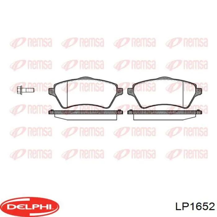 Гальмівні колодки Delphi LP1652 ціна, від 30.59 USD