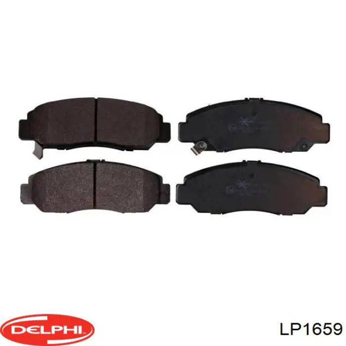 Гальмівні колодки Delphi LP1659 ціна, від 28.29 USD