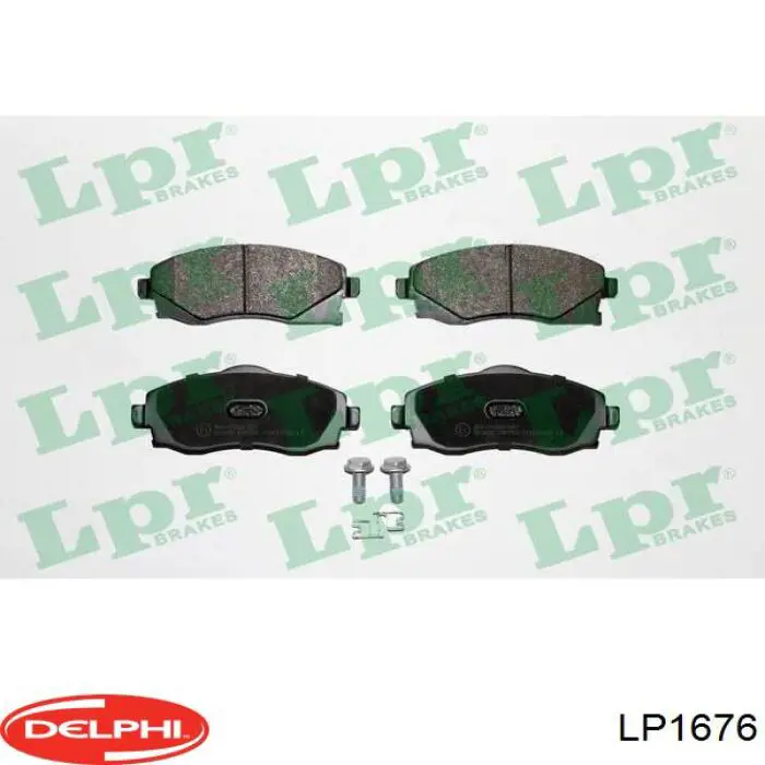Гальмівні колодки Delphi LP1676 ціна, від 23.65 USD