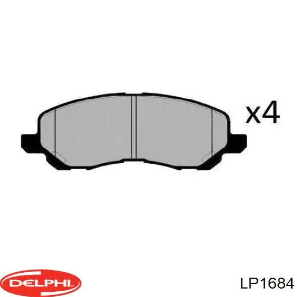 Тормозні колодки Delphi LP1684
