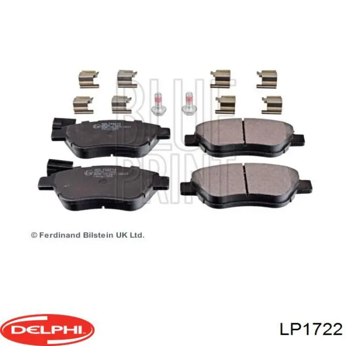 Тормозні колодки Delphi LP1722