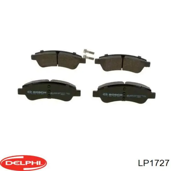 Купити LP1727 Delphi Колодки гальмівні передні, дискові