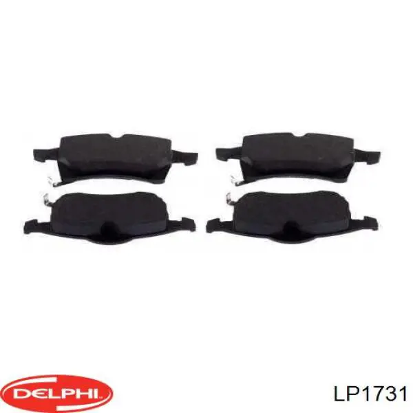 Купити LP1731 Delphi Колодки гальмівні передні, дискові