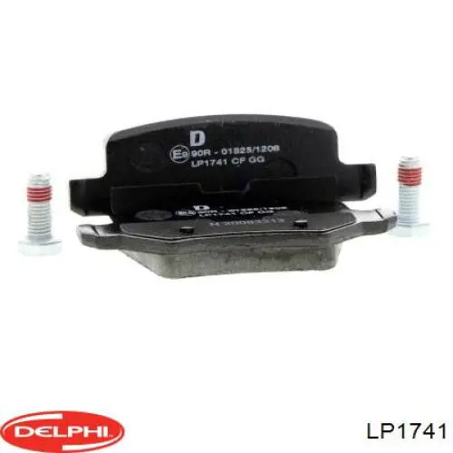 Задні гальмівні колодки Delphi LP1741 ціна, від 17.25 USD