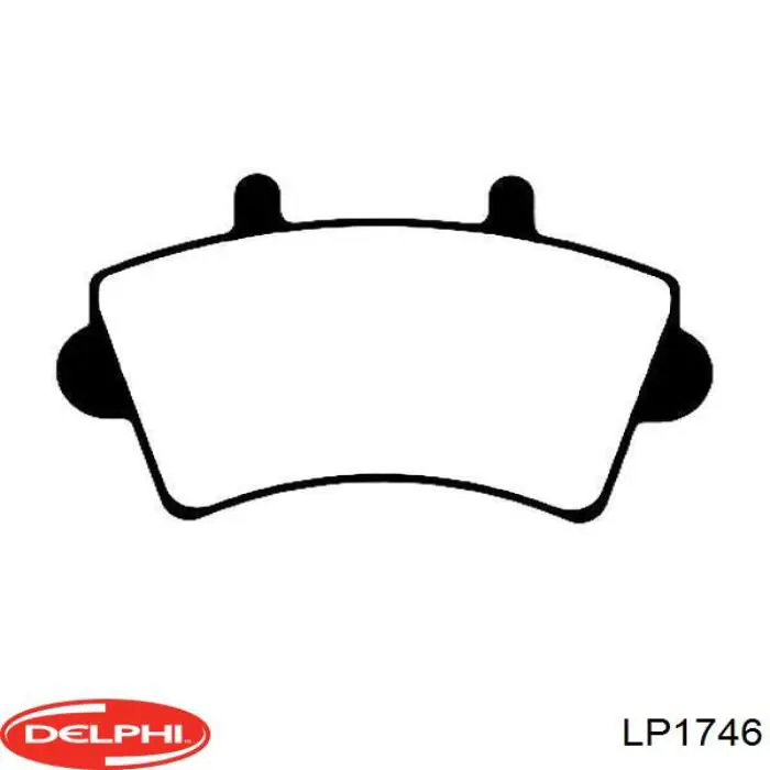 Тормозні колодки Delphi LP1746