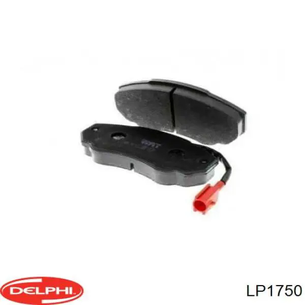 Гальмівні колодки Delphi LP1750 ціна, від 19.91 USD