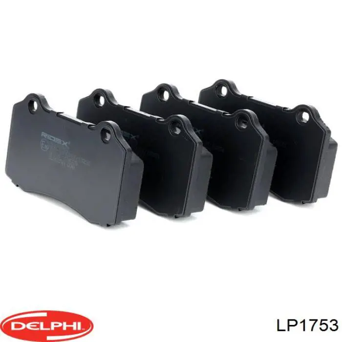 Купити LP1753 Delphi Колодки гальмівні передні, дискові
