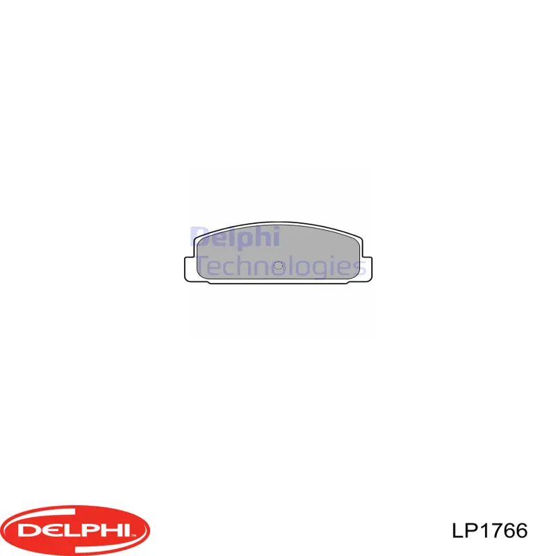 Задні гальмівні колодки Delphi LP1766 ціна, від 18.48 USD