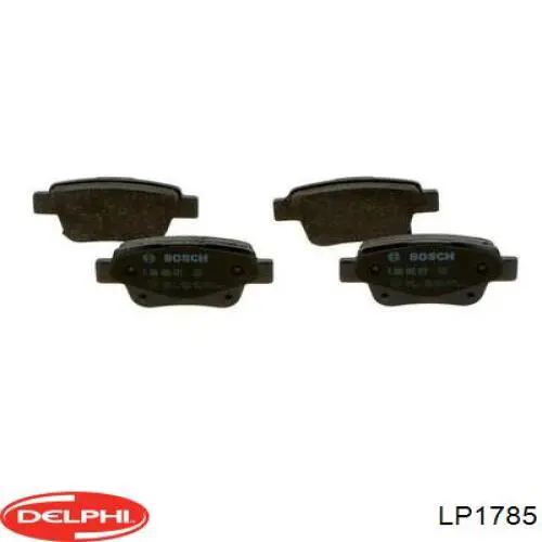 Задні гальмівні колодки Delphi LP1785 ціна, від 14.07 USD