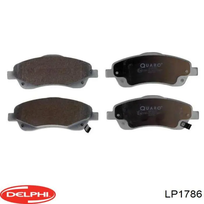 Гальмівні колодки Delphi LP1786 ціна, від 24.34 USD