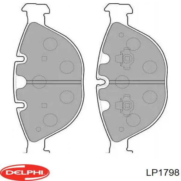 Тормозні колодки Delphi LP1798