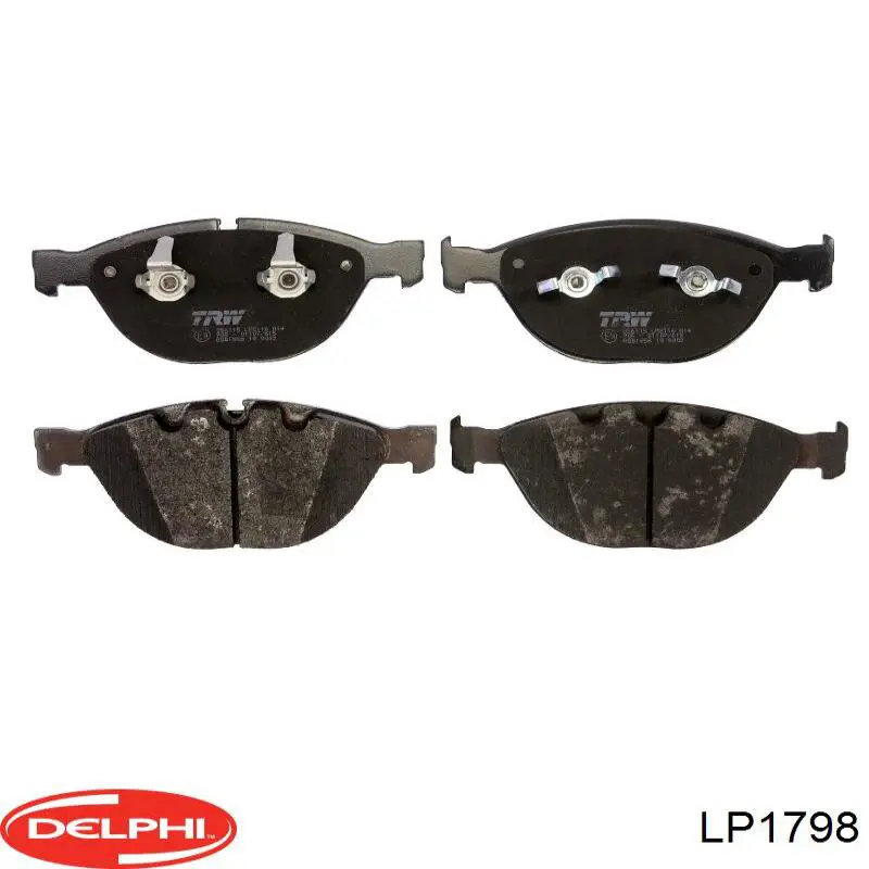 Гальмівні колодки Delphi LP1798 ціна, від 47.27 USD