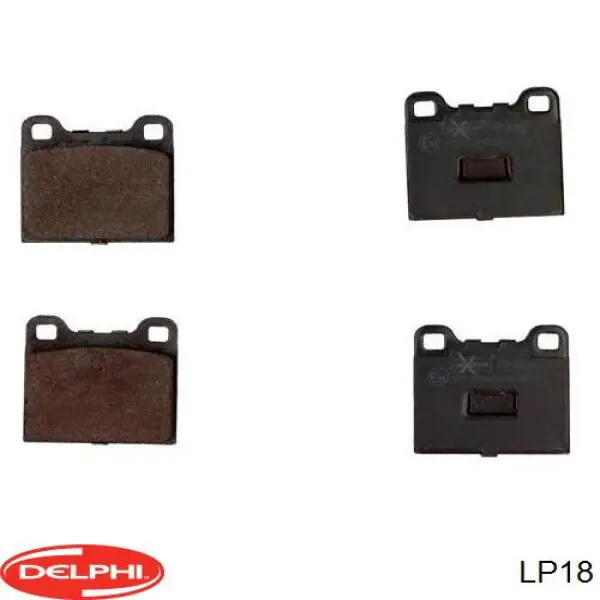 Купити LP18 Delphi Задні колодки