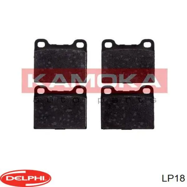 Задні гальмівні колодки LP18 Delphi