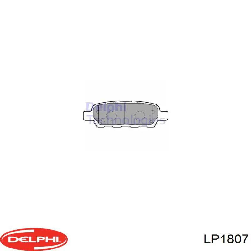 Купити LP1807 Delphi Задні колодки