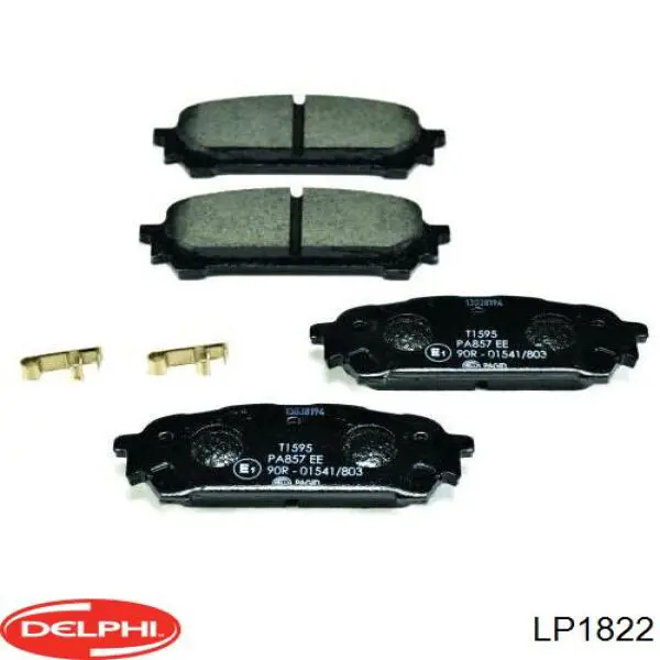 Купити LP1822 Delphi Задні колодки