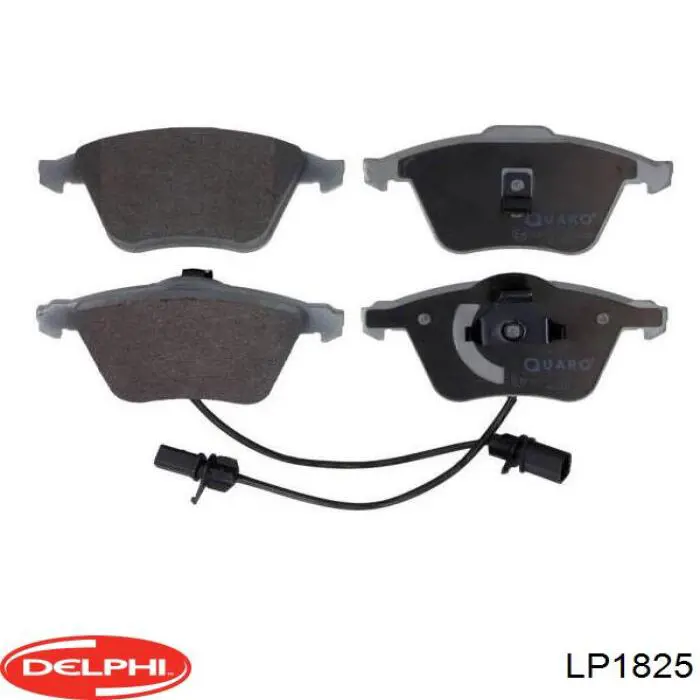 Гальмівні колодки Delphi LP1825 ціна, від 51.48 USD