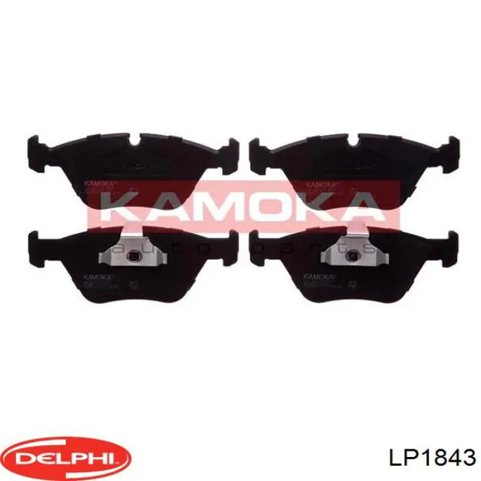 Гальмівні колодки Delphi LP1843 ціна, від 28.94 USD