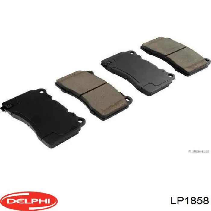 Гальмівні колодки Delphi LP1858 ціна, від 31.91 USD