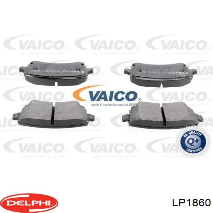 Задні гальмівні колодки Delphi LP1860 ціна, від 30.54 USD